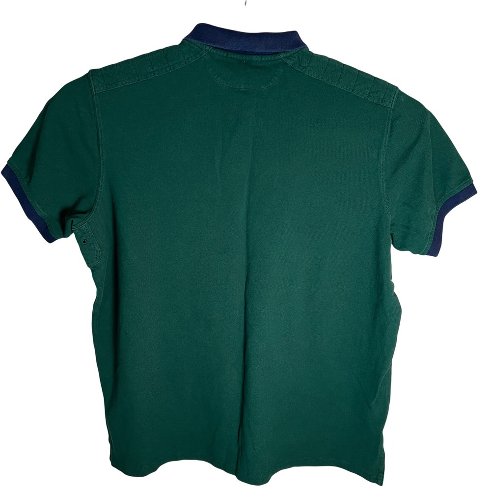 Polo Ralph Lauren Big Pony Polo Shirt Mens XXL Green Custom Fit Short Sleeve Y2K - Picture 3 of 8